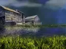 cabin on a lake 