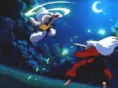 Sesshomaru fighting Inuyasha