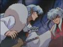 Sesshomaru fighting Inuyasha