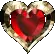 gold heart