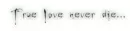 true love never die