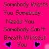 somebody