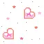 pink hearts