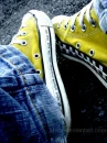 yellow chucks