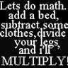 math, clothes, bed, mulitply