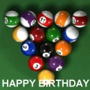HAPPY BIRTHDAY BILLARD