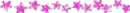 pink stars divider