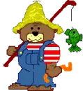fishing bear