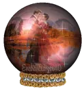 DANCING COUPLE IN GLOBE