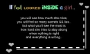 Girl's heart