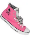 skull pink converse