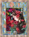Woman amongst the roses