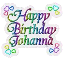 Happy Birthday Johanna