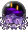 purple candle