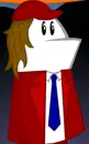 Homestar as Angus Young (AC/DC)