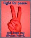 Fight for peace.