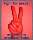 Fight for peace.