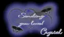 Sending you love, Crystal