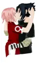 sakura and sasuke (awwww)