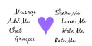 Purple/Blue Heart