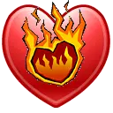 Burning heart