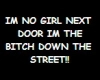 not the girl next door