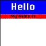 hello my name is...