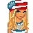 Blonde american