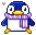 excited penguin