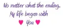 Began with you