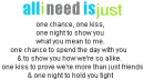 all I need