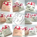 Mrs. Smile Plushie Collage