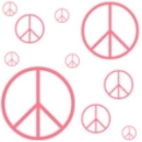 Red Peace Signs
