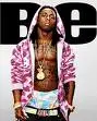 Lil Wayne with his shirt off.