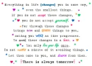 life changes you