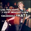 Patrick and his too many hats XD