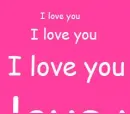 I love you