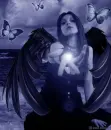  angel with butterflys