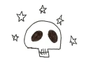skull and stars