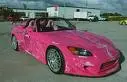 pink car
