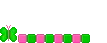 green & pink bfly