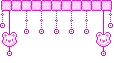 bear dangle purple blocks
