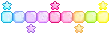 rainbow star blocks