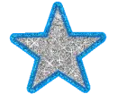 Grey/blue star