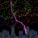 Lightning and building