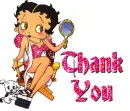 Betty Boop Thank You