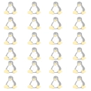 Linux Penguin Faded