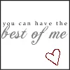 best of me