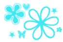 blue flowers