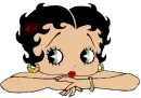 betty Boop winks